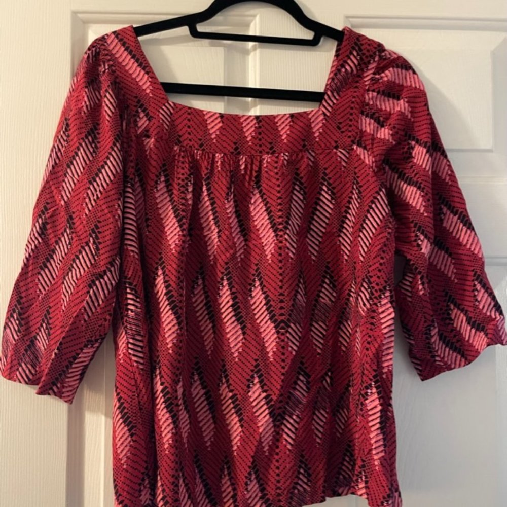 Oliver Bonas Red Printed top